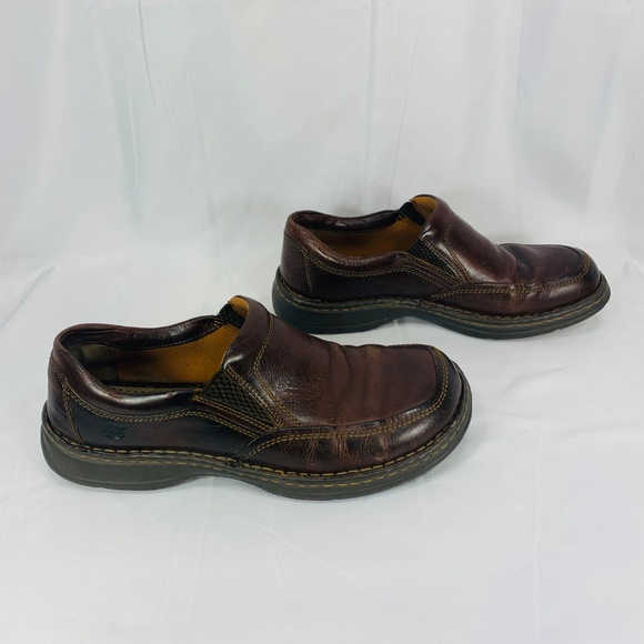 Born Brown Leather Slip On Casual Shoes Men’s 10 W main image 7